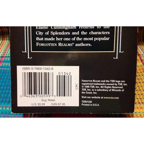 Forgotten Realms Novel ~The Dream Spheres by Elaine Cunningham Ver Good TSR 1999 - Picture 8 of 12